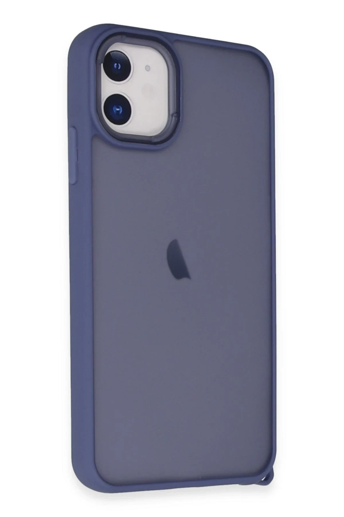 uryport Apple iPhone 12 Kılıf Elegant Kapak - Açık Mavi