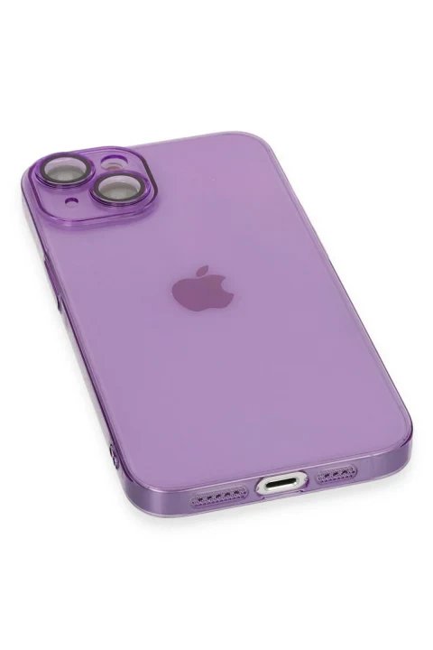 uryport Apple iPhone 14 Kılıf Armada Lensli Kapak - Derin Mor