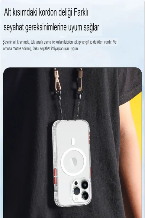 Joko Apple iPhone 14 Pro Kılıf Ramos Magsafe Kapak - Siyah