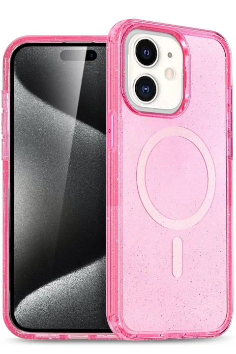 Joko Apple iPhone 11 Star Magsafe Kapak - Pembe