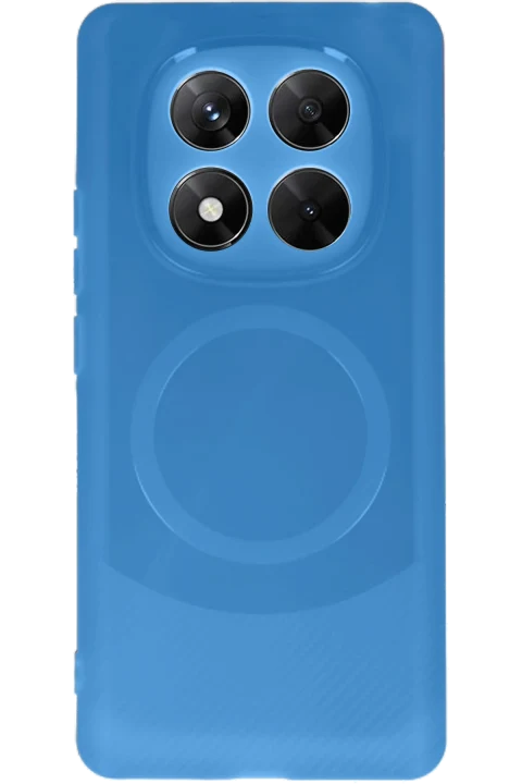 uryport Xiaomi Redmi Note 14 Pro 5G Kılıf Maya Karbon Kapak - Lacivert