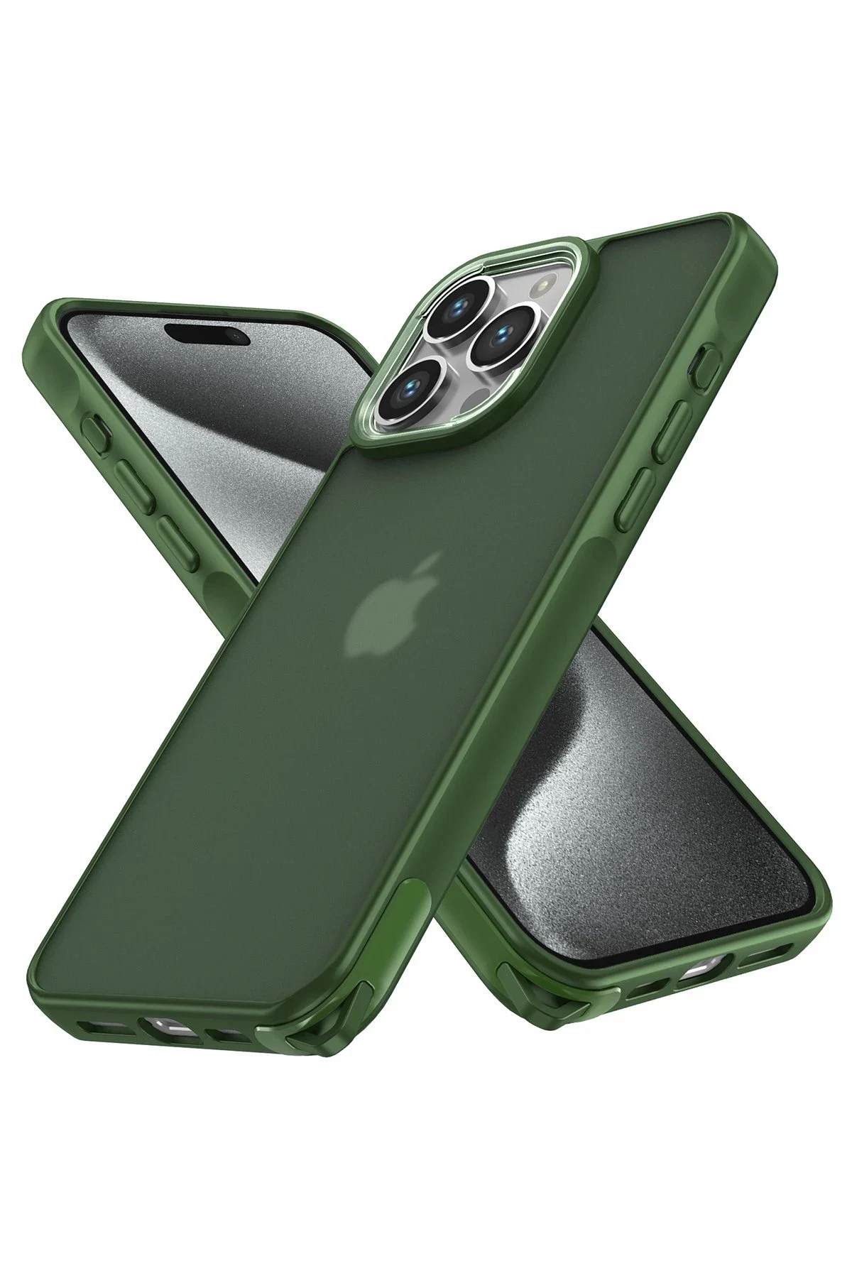 uryport Apple iPhone 13 Pro Max Kılıf Elegant Kapak - Yeşil