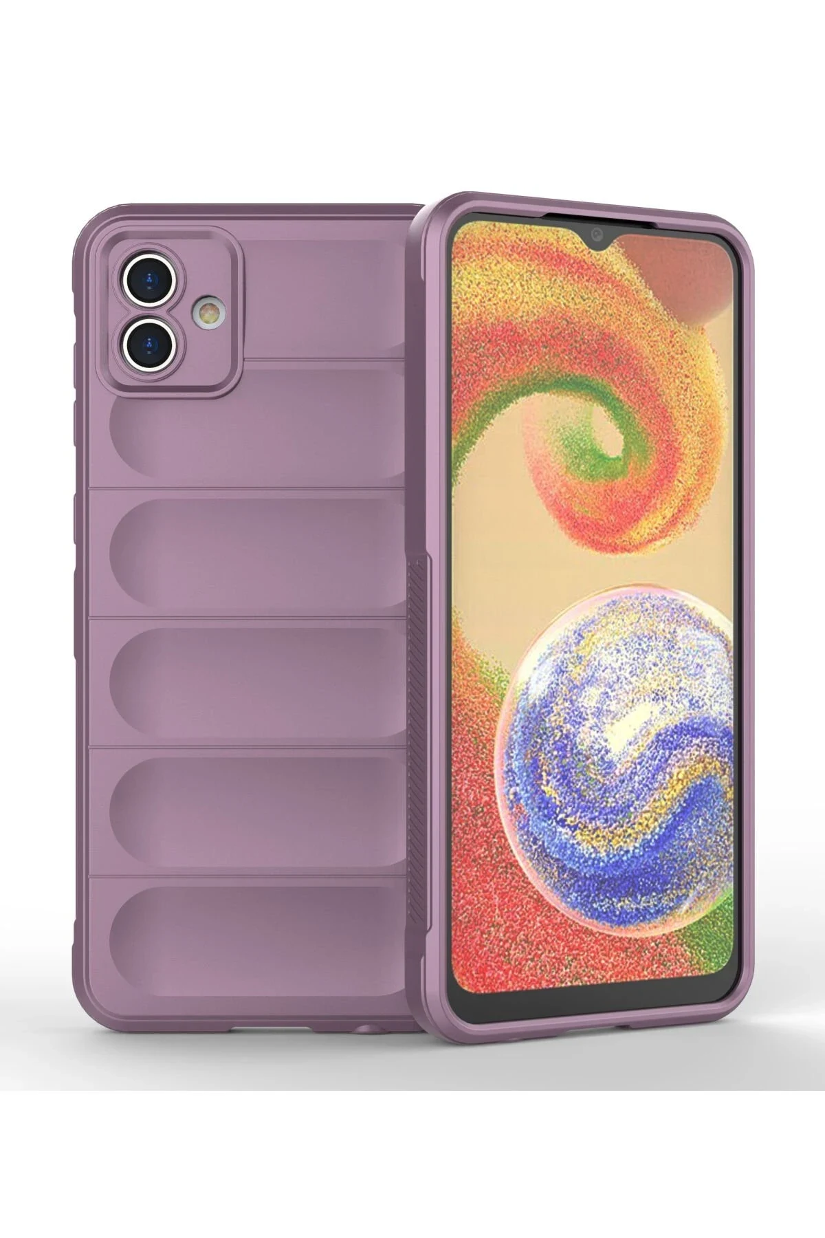uryport Samsung Galaxy A04 Kılıf Optimum Silikon - Mor