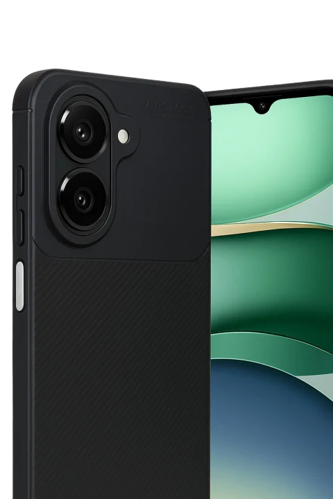 uryport Xiaomi Redmi A5 4G Auto Focus Karbon Kapak - Siyah