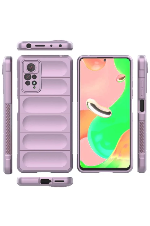 uryport Xiaomi Redmi Note 11 Pro Kılıf Optimum Silikon - Mor