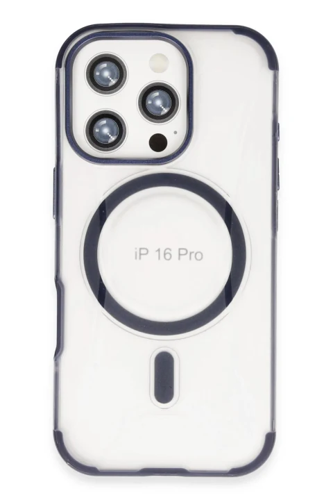 Joko Apple iPhone 16 Pro Max Hilton Magsafe Kapak - Lacivert