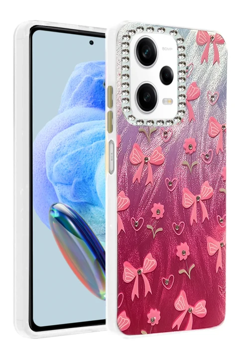 uryport Xiaomi Redmi Note 12 Pro 5G Kılıf Blade Aynalı Desenli Kapak - Desen 3