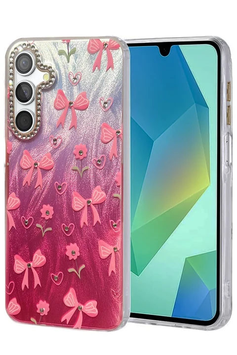 uryport Samsung Galaxy A16 5G Kılıf Blade Aynalı Desenli Kapak - Desen 3