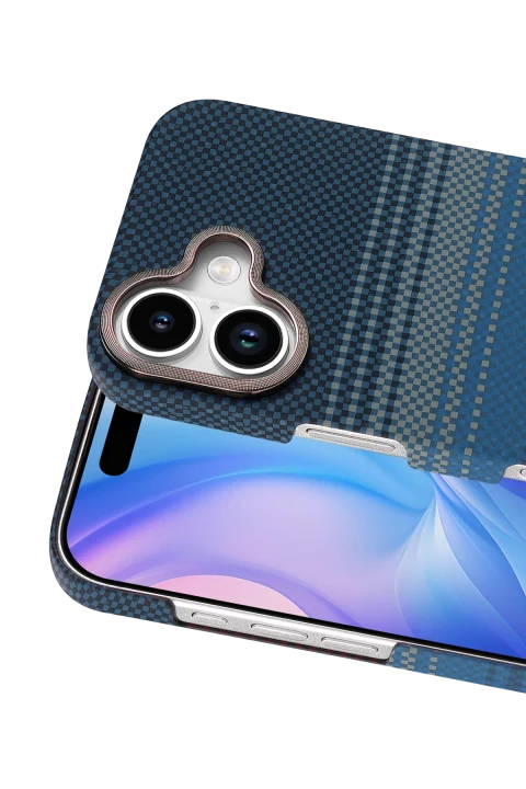 uryport Apple iPhone 17 Vega Magsafe Kapak - Mavi
