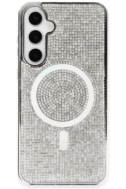 Joko Samsung Galaxy S23 Kılıf Helen Magsafe Kapak - Gümüş
