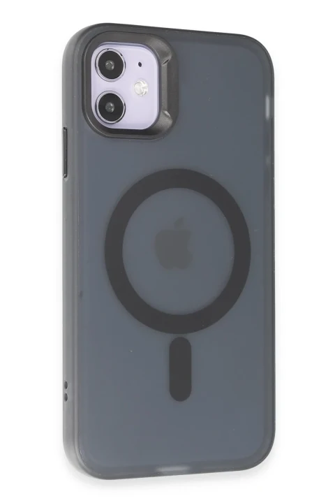 Joko Apple iPhone 11 Kılıf Mateks Magsafe Kapak - Siyah