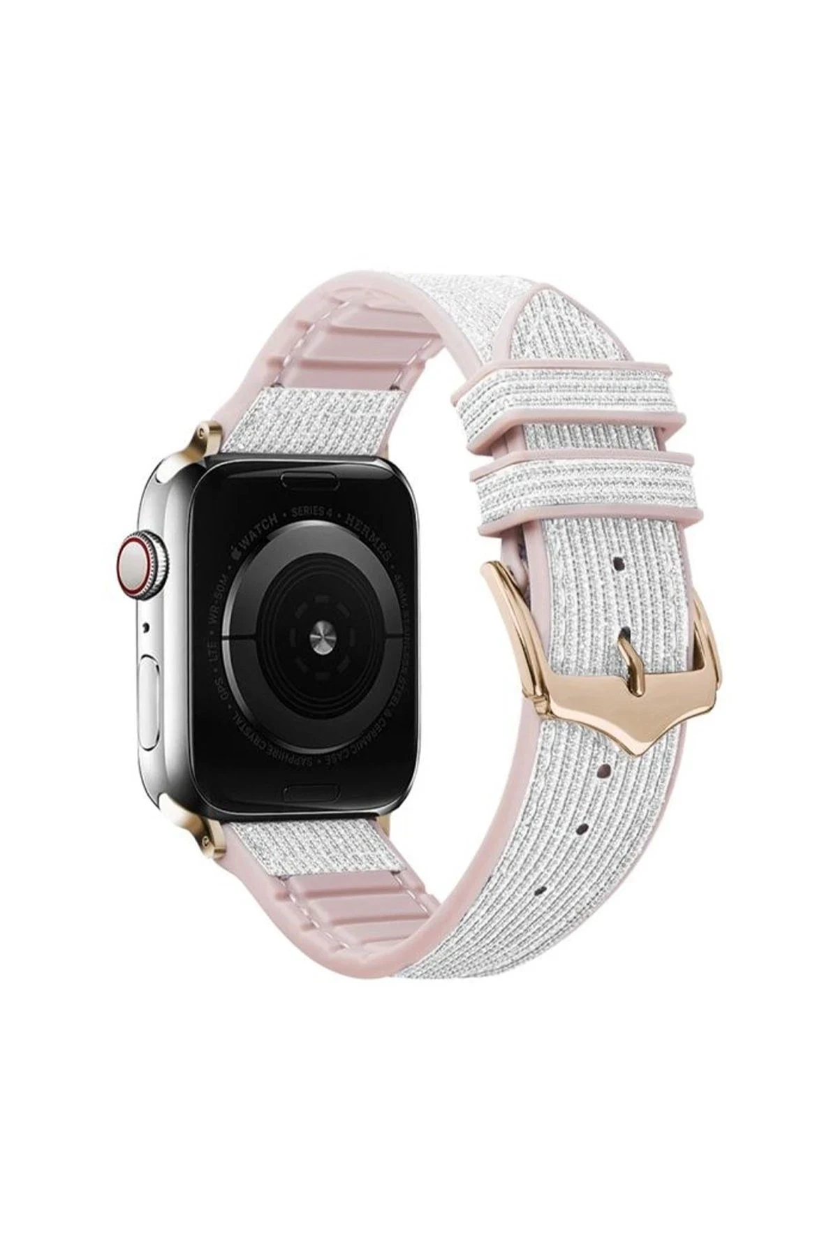 Movenchy Apple Watch 45mm Blink Kordon - Beyaz