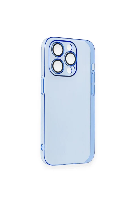 uryport Apple iPhone 13 Pro Max Kılıf Armada Lensli Kapak - Sierra Blue
