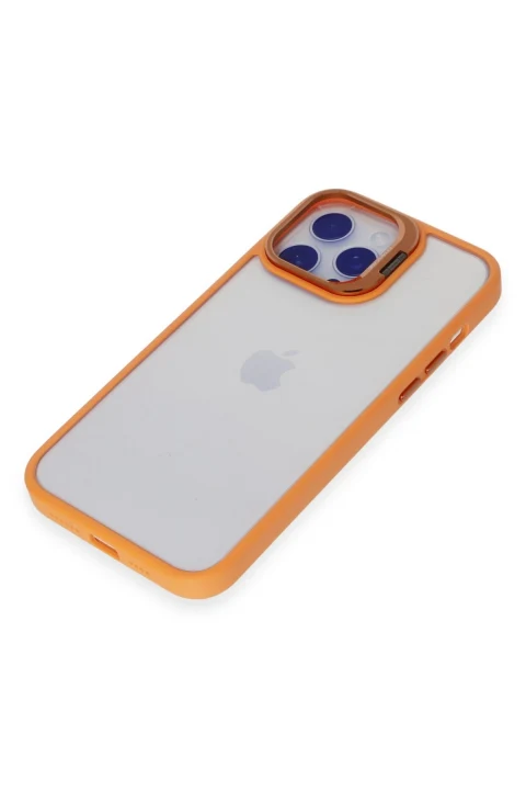 Joko Apple iPhone 15 Pro Max Kılıf Roblox Lens Standlı Kapak - Turuncu