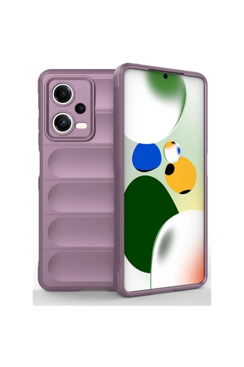 uryport Xiaomi Poco X5 Pro 5G Kılıf Optimum Silikon - Mor