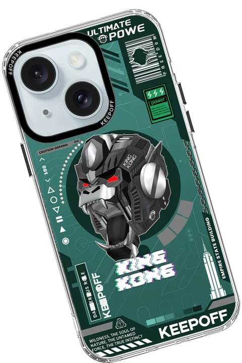Keep Off Apple iPhone 15 DNA Magsafe Kapak - King Kong