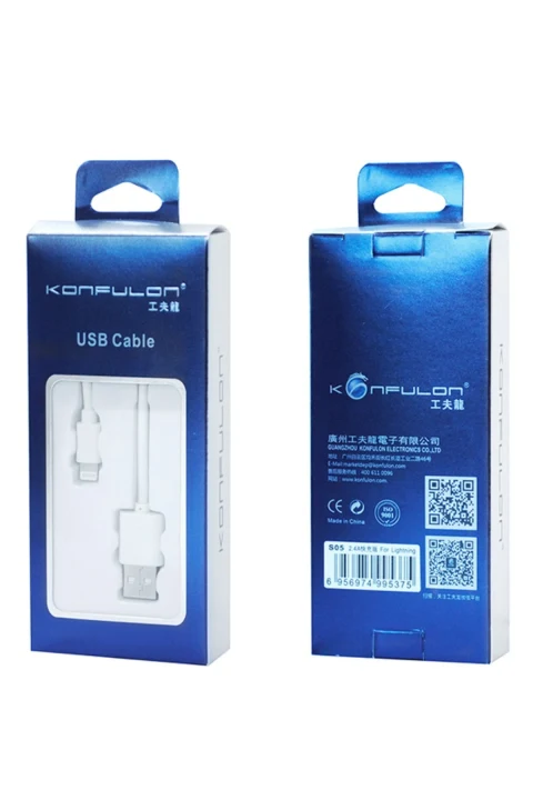 Konfulon S05 Lightning Kablo iphone Uyumlu 1M 2.1A