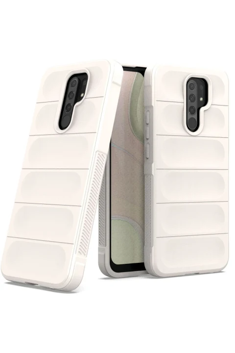 uryport Xiaomi Redmi 9 Kılıf Optimum Silikon - Krem