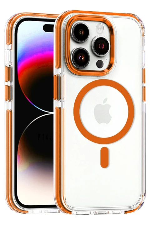 Joko Apple iPhone 14 Pro Bella Magsafe Kapak - Turuncu
