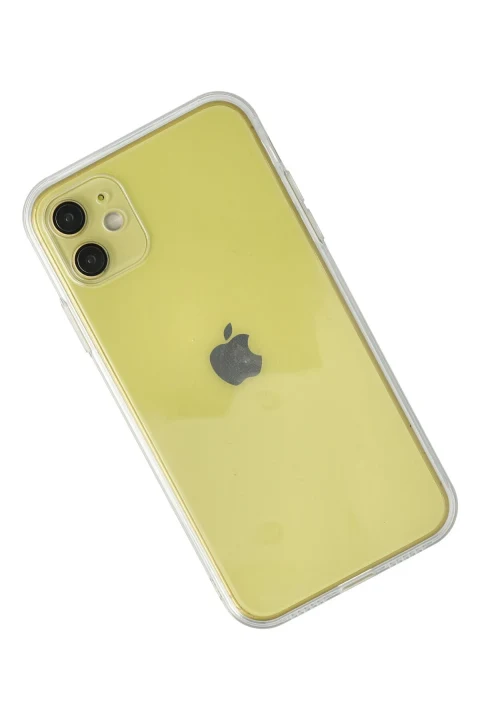 uryport Apple iPhone 11 Kılıf Razer Lensli Silikon - Şeffaf