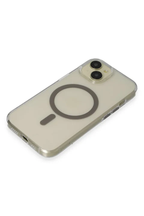 Joko Apple iPhone 15 Bubble Magsafe Kapak - Titan Gri