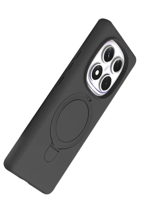 uryport Xiaomi Redmi Note 14 Pro 4G Regal Magsafe Standlı Kapak - Titan Gri