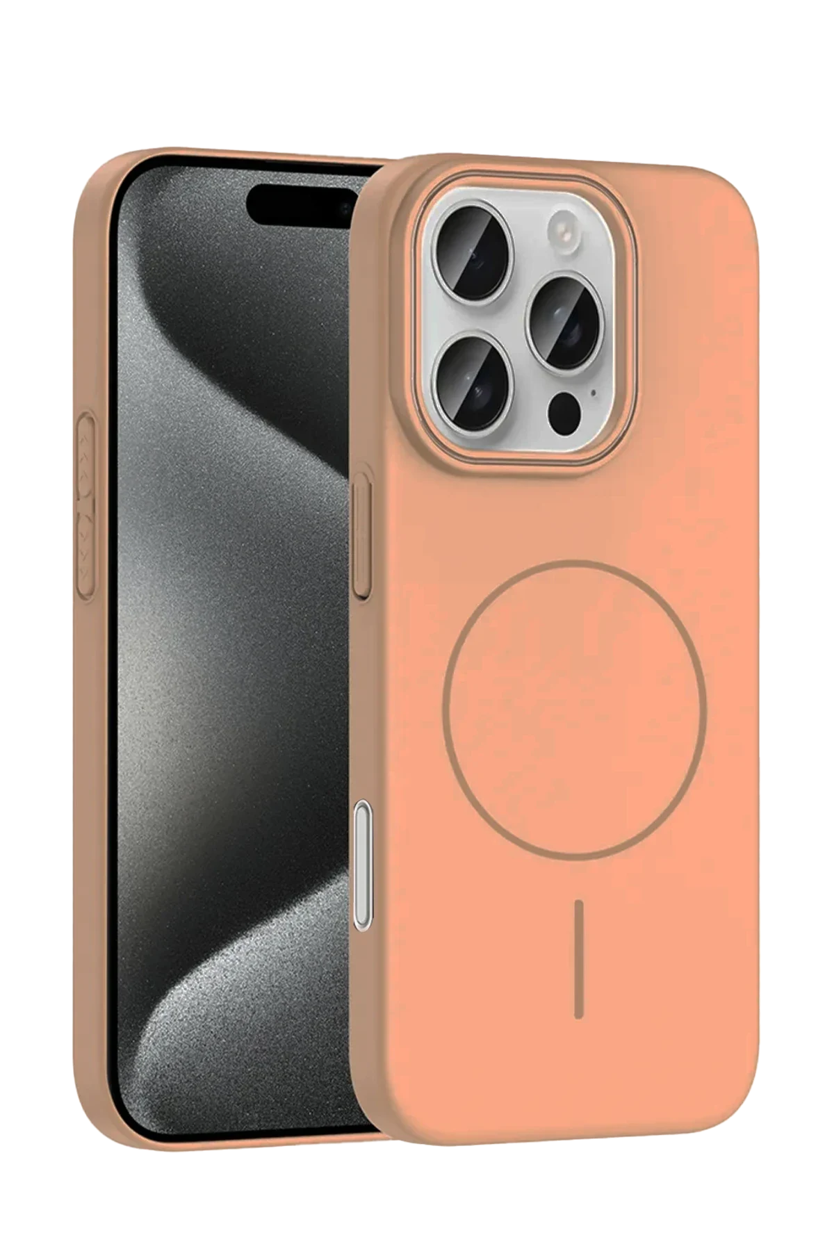 Joko Apple iPhone 16 Pro Max Broş Magsafe Kapak - Çöl Titanyum