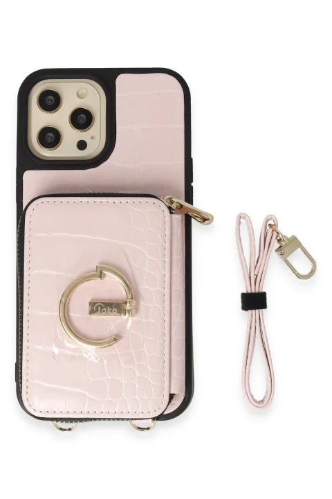 Joko Apple iPhone 14 Pro Max Kılıf Ermes Kapak - Pembe