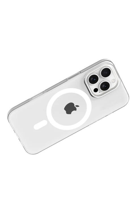 Joko Apple iPhone 16 Pro PC Blank Magsafe Kapak - Şeffaf