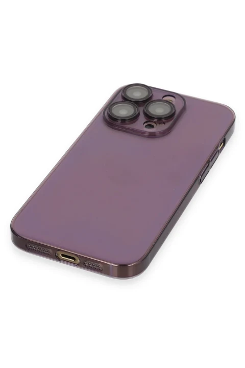 uryport Apple iPhone 13 Pro Kılıf Armada Lensli Kapak - Derin Mor