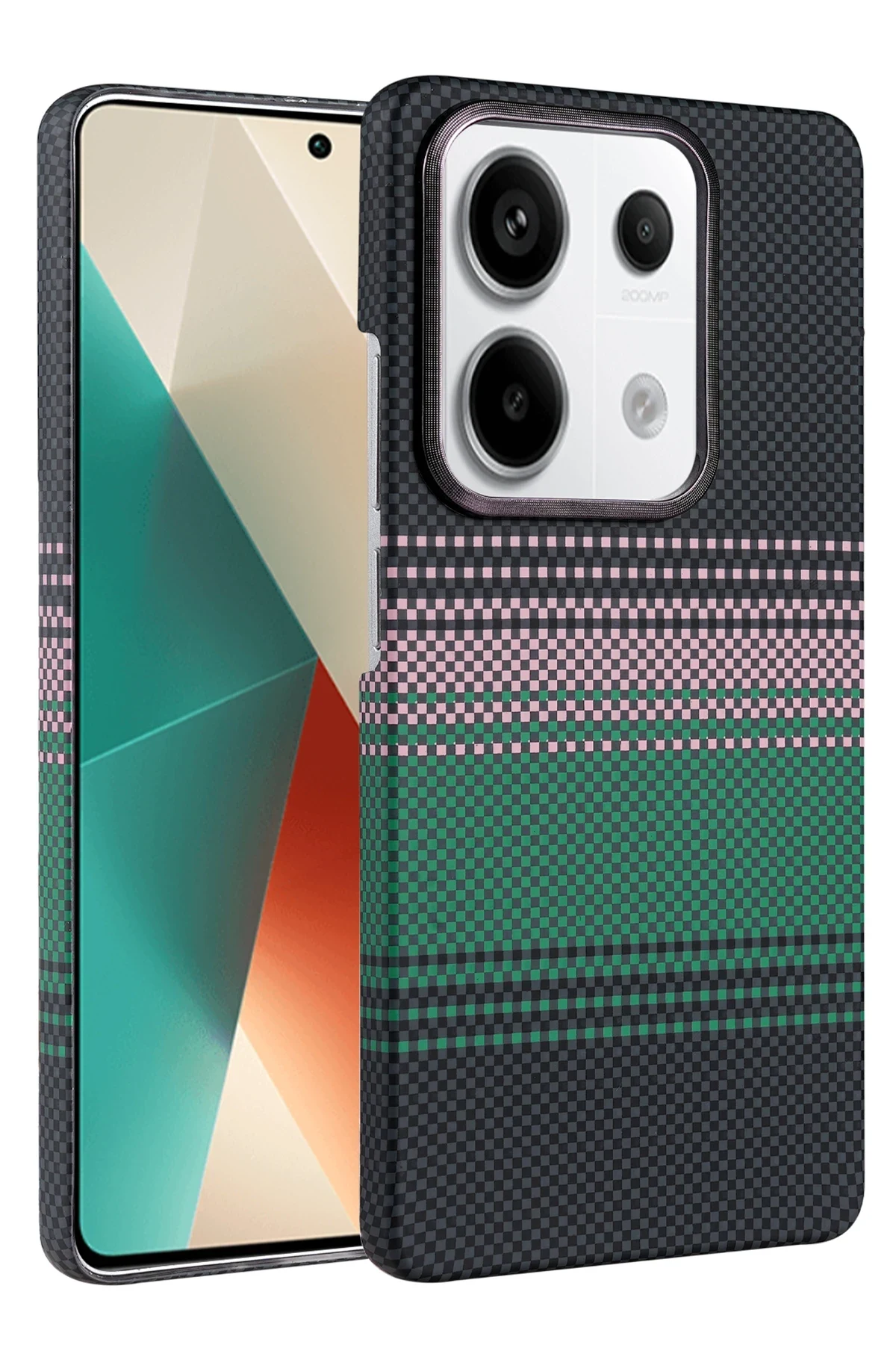 uryport Xiaomi Redmi Note 13 Pro 4G Vega Magsafe Kapak - Yeşil
