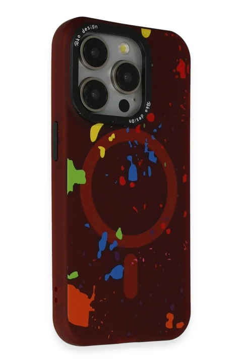 Joko Apple iPhone 14 Pro Colorful Magsafe Kapak - Kırmızı