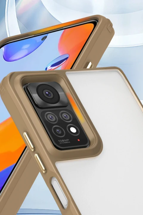 uryport Xiaomi Redmi Note 11 Pro Kılıf Penta Silikon Kılıf - Lacivert