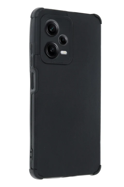 uryport Xiaomi Redmi Note 12 Pro Plus Kılıf Loop Deri Silikon - Siyah