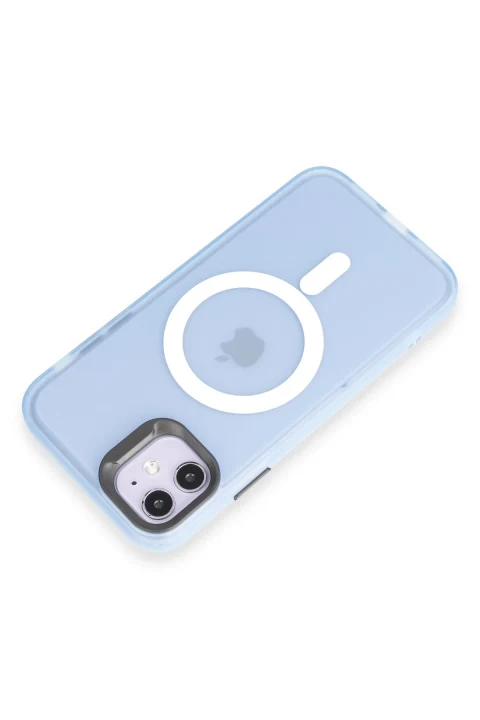 Joko Apple iPhone 11 Kılıf Mateks Magsafe Kapak - Sierra Blue