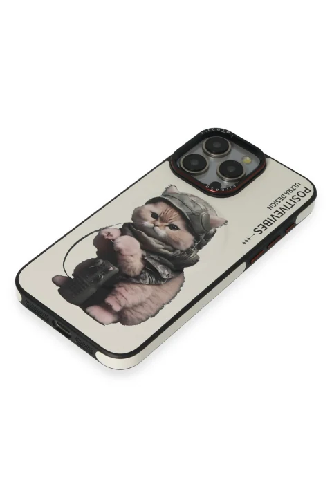 Joko Apple iPhone 14 Pro Max Fun Magsafe Kapak - Beyaz