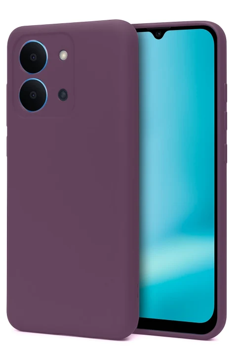 uryport Xiaomi Redmi 15C 4G First Silikon - Mürdüm