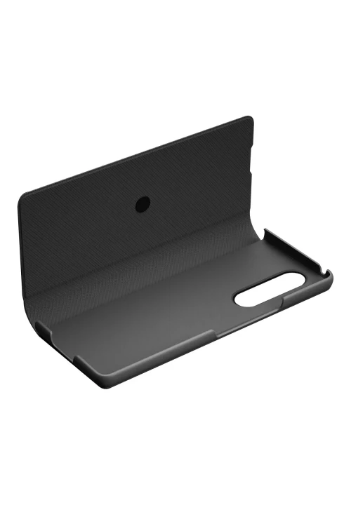uryport Samsung Galaxy Z Fold 3 Kılıf Fold Karbon Kapak - Siyah