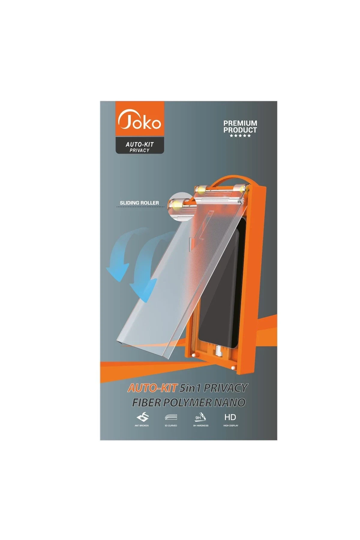 Joko Xiaomi Redmi Note 13 Pro Plus AutoKit 5in1 Fiber Hayalet Polymer Nano Ekran Koruyucu