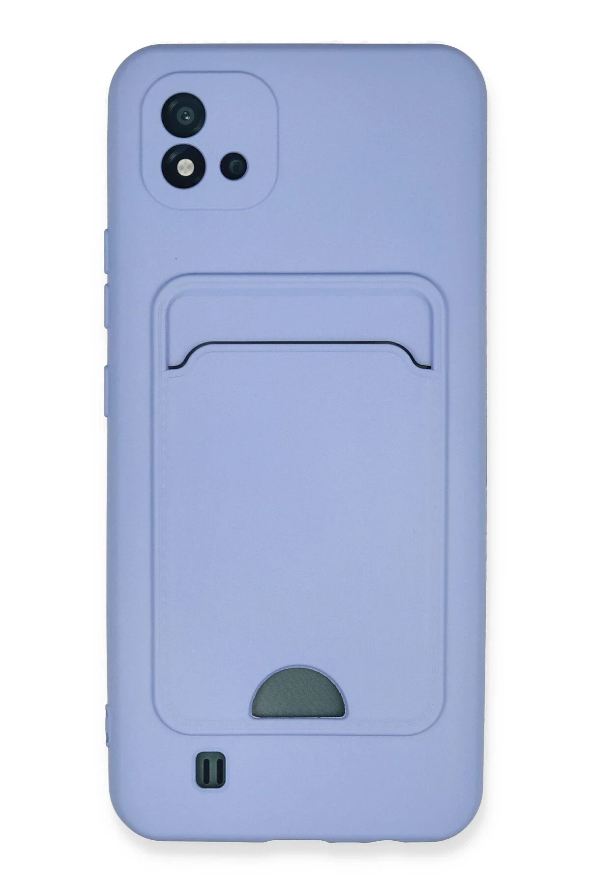 uryport Realme C11 2021 Kılıf Kelvin Kartvizitli Silikon - Lila