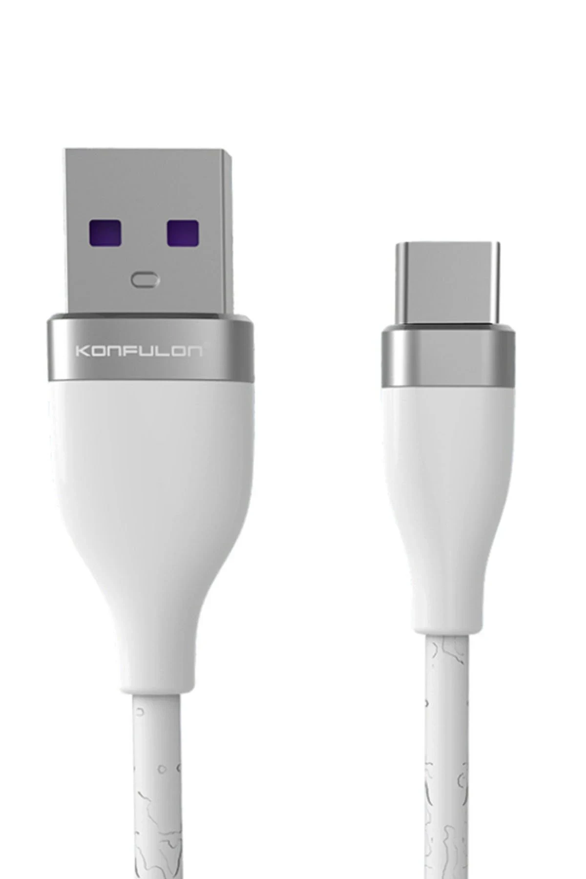 Konfulon S84 Seramik Uçlu Type-C 1M 3.1A - Beyaz