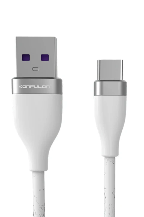 Konfulon S84 Seramik Uçlu Type-C 1M 3.1A - Beyaz