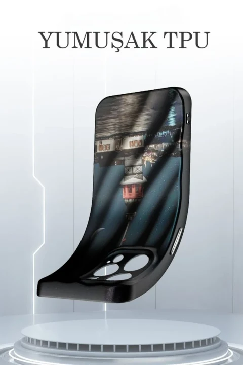 uryport Apple iPhone 15 Kılıf Crew Desenli Kapak - Panda
