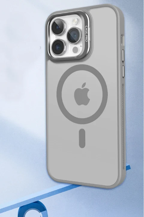 Joko Apple iPhone 15 Kılıf Flet Lens Magsafe Kapak - Koyu Yeşil