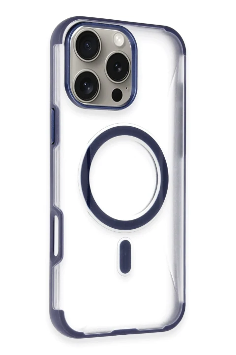 Joko Apple iPhone 16 Pro Max Hilton Magsafe Kapak - Lacivert