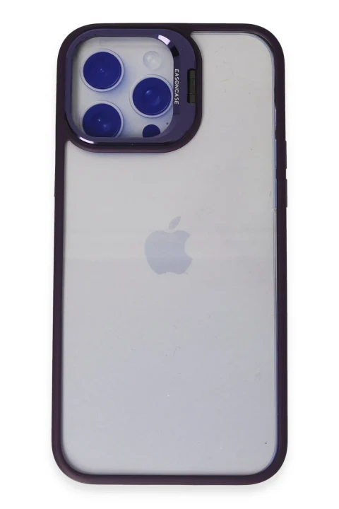 Joko Apple iPhone 13 Pro Max Kılıf Roblox Lens Standlı Kapak - Derin Mor