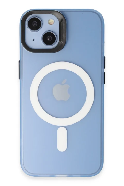 Joko Apple iPhone 14 Kılıf Mateks Magsafe Kapak - Sierra Blue