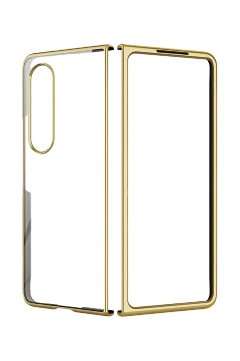 uryport Samsung Galaxy Z Fold 4 Kılıf Fold Element Kapak - Gold