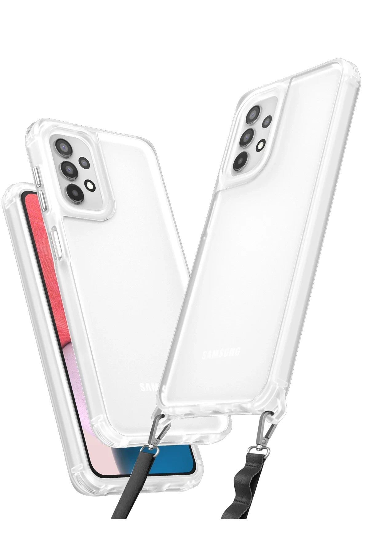 uryport Samsung Galaxy A32 Kılıf Penta Silikon Kılıf - Şeffaf