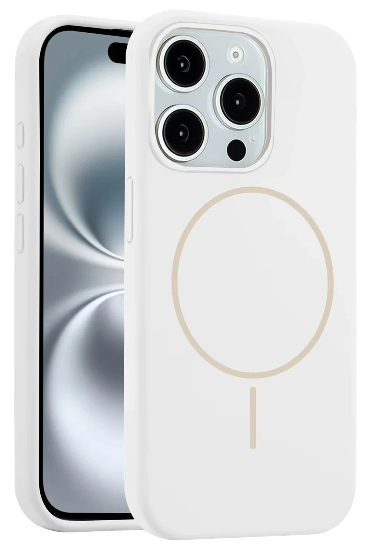 Joko Apple iPhone 14 Pro Max Kılıf Jully Magsafe Kapak - Beyaz
